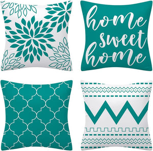 Luxton Home Decorative Cushion Covers 4pcs Pack