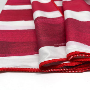 Red Striped Beach Towel