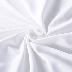 1000TC Egyptian Cotton White Fitted Sheet Set