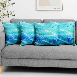 Luxton Aqua Blue Ocean Cushion Covers 4pcs Pack