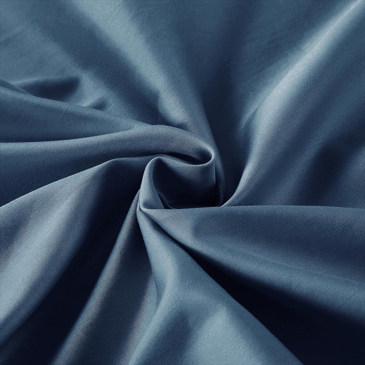1000TC Egyptian Cotton Indigo Blue Fitted Sheet Set
