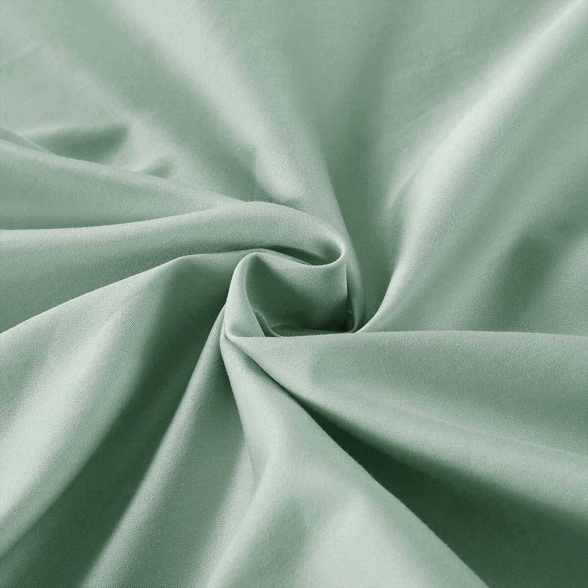 1000TC Egyptian Cotton Sage Green Fitted Sheet Set