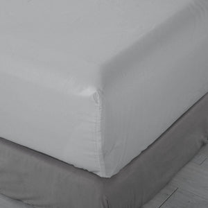 Pure Soft Plain Pewter Bed Sheet Set
