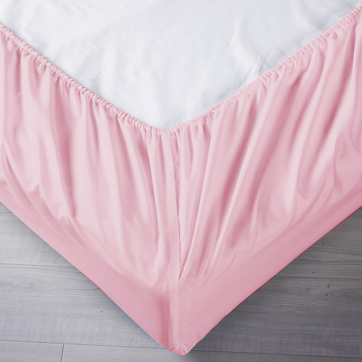 Pure Soft Plain Pink Bed Sheet Set