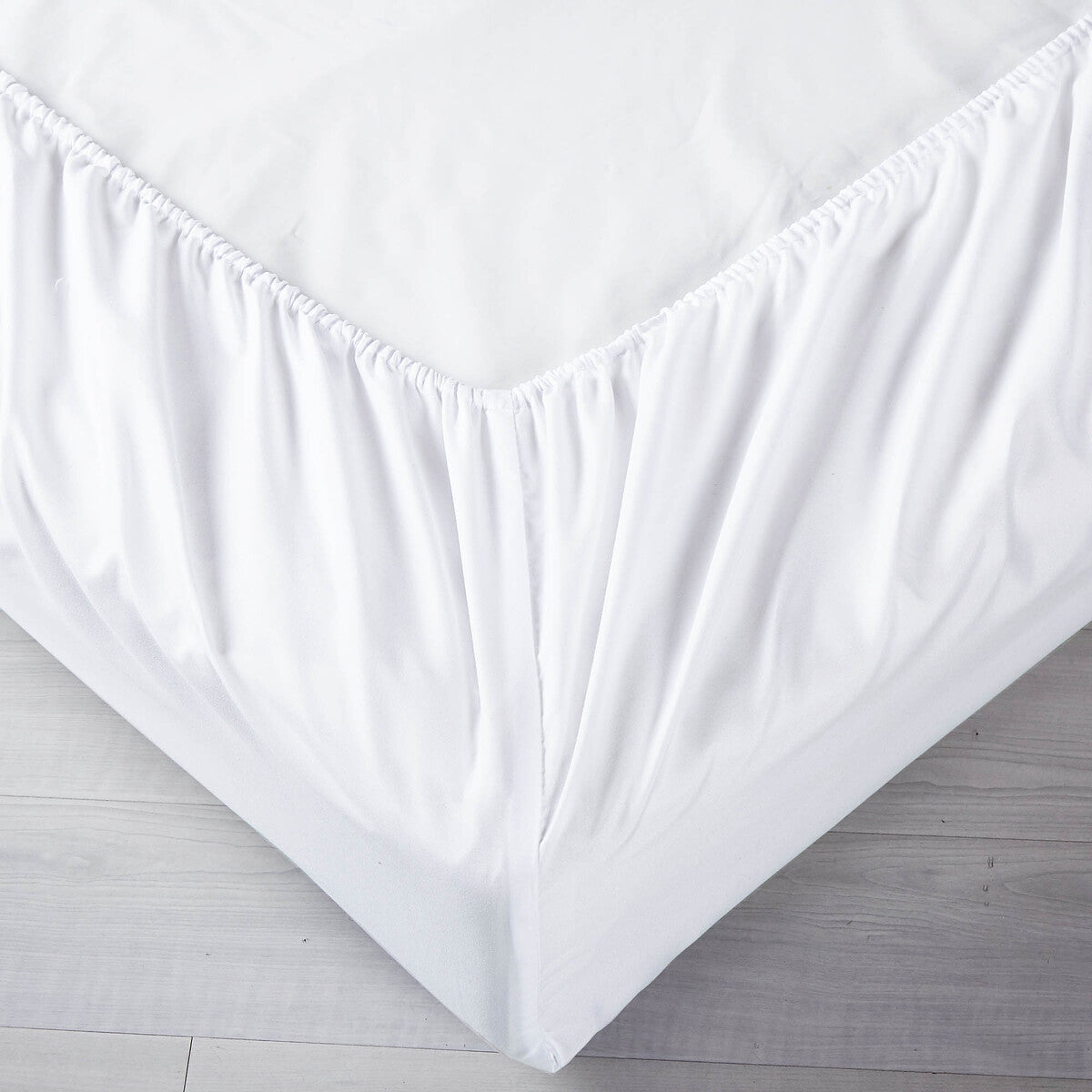 Pure Soft Plain White Bed Sheet Set