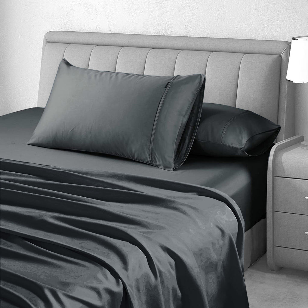 1000TC Egyptian Cotton Dark Grey Sheet Set
