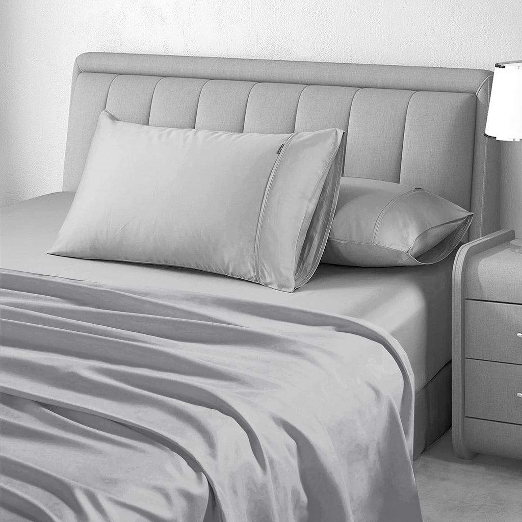 1000TC Egyptian Cotton Light Grey Sheet Set