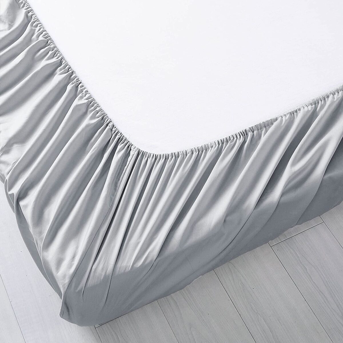 1000TC Egyptian Cotton Light Grey Sheet Set