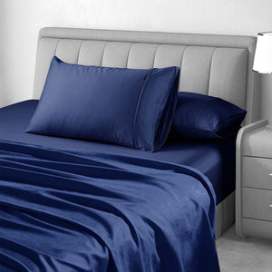 1000TC Egyptian Cotton Navy Blue Sheet Set