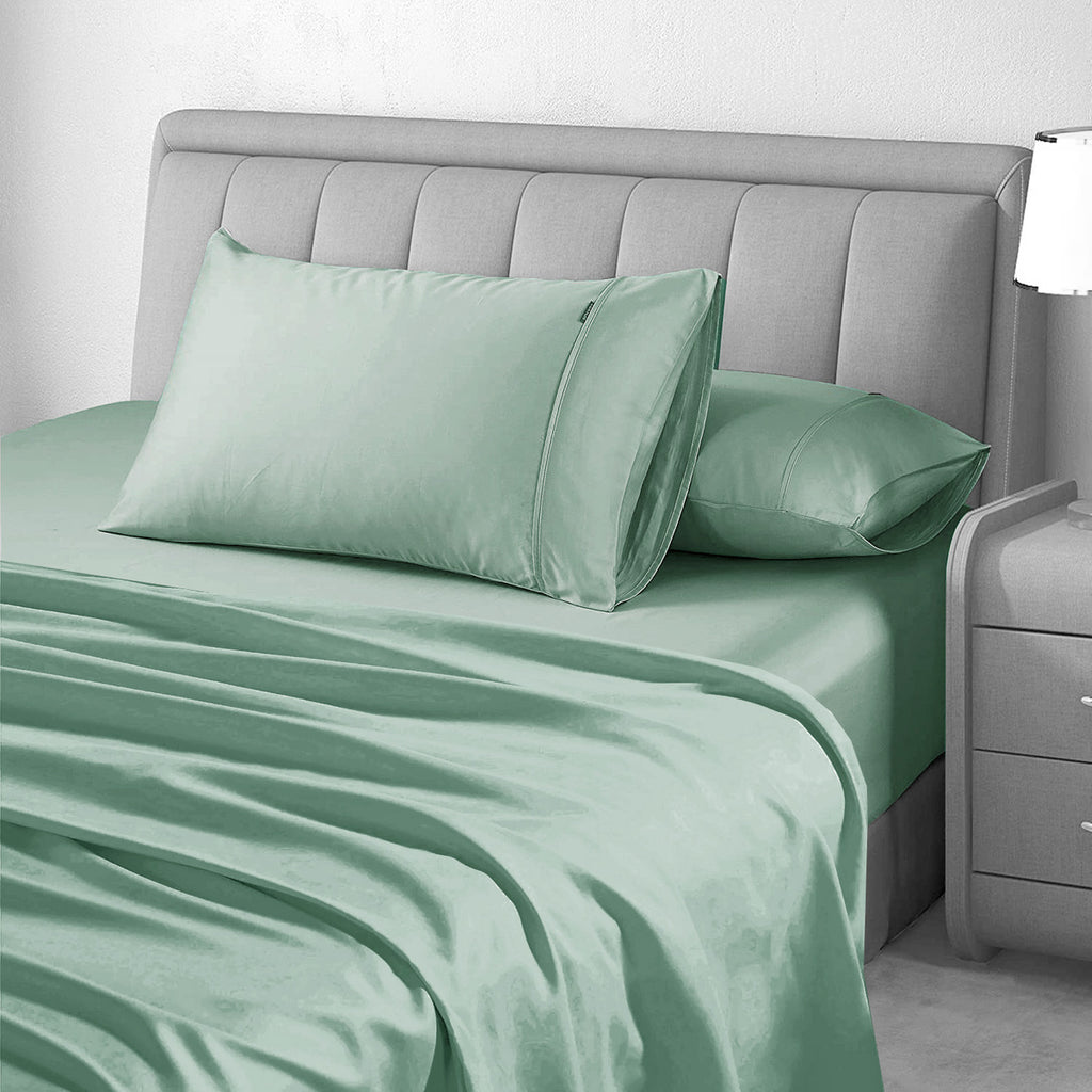 1000TC Egyptian Cotton Sage Green Sheet Set