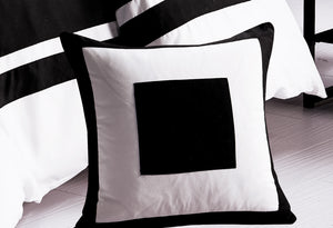Abel Quilt Cover Set Black and White Doona Cover Set