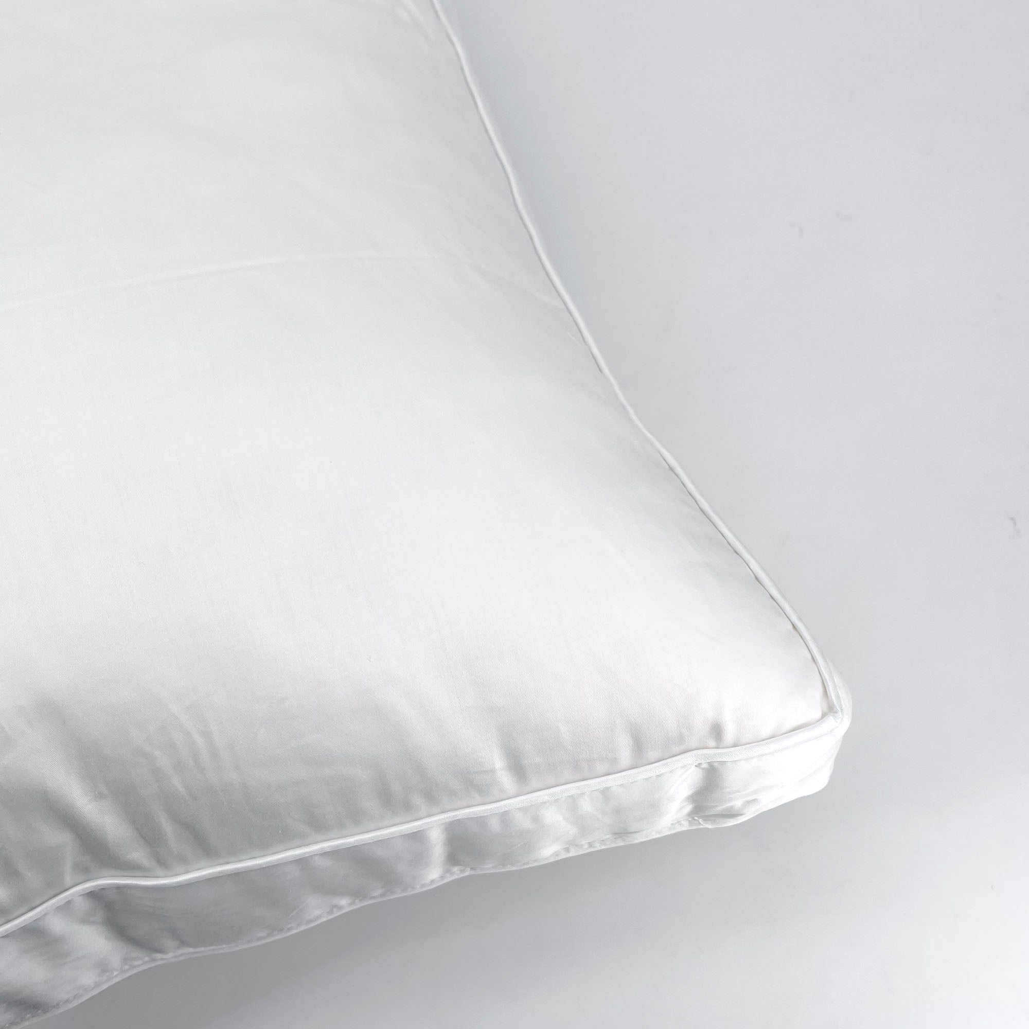 Luxton Auatralian Wool Pillow with White Cotton Sateen Casing Made in Australia (Single Pack)