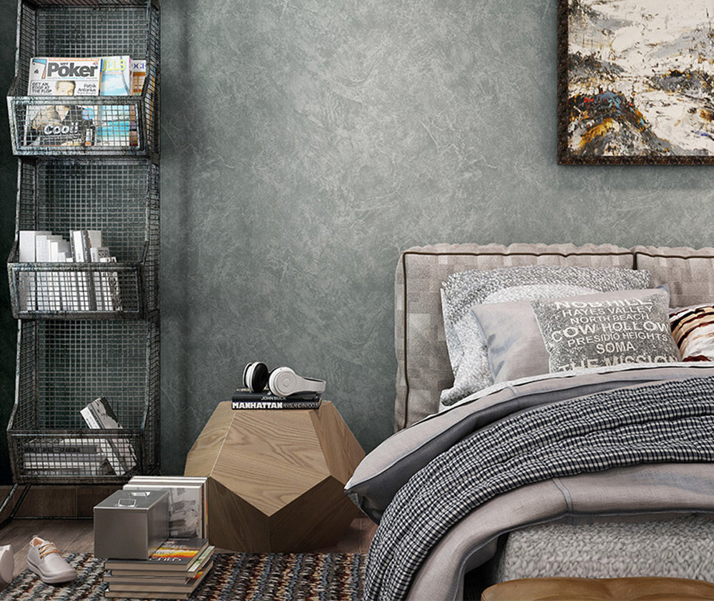 Luxton Industrial Cement Concrete Effect Wallpaper