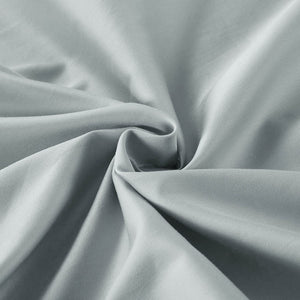 1000TC Egyptian Cotton Light Grey Fitted Sheet Set