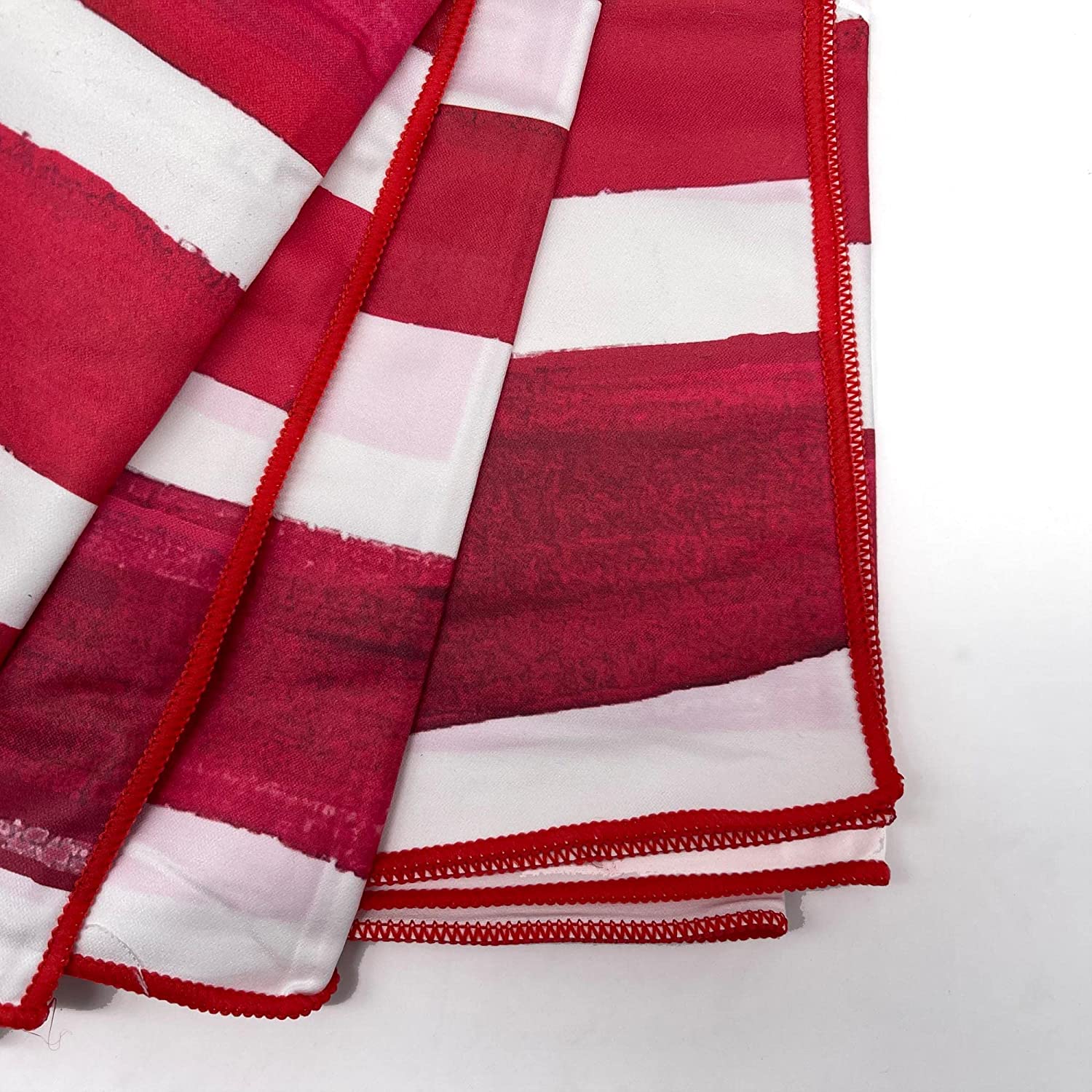 Red Striped Beach Towel
