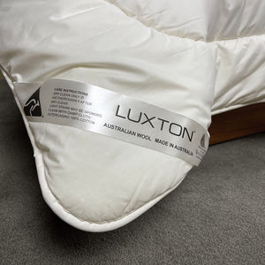 350GSM Australian Downs Wool Quilt by Luxton Made in Australia