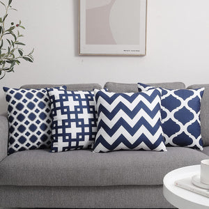 Luxton Navy Hamptons Cushion Covers 4pcs Pack