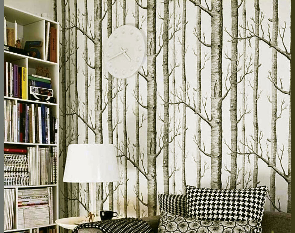 Luxton Wood Birch Tree Wallpaper