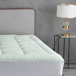 Luxton 800GSM Breathable Bamboo Mattress Topper
