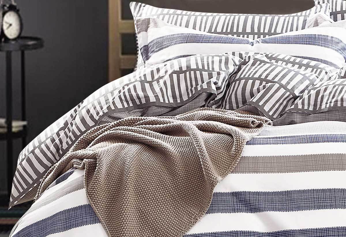 Luxton Milton quilt cover set / doona cover set in King / Queen sizes