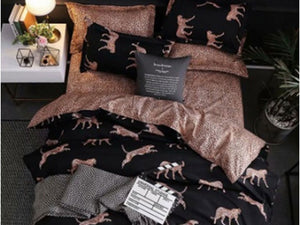 Luxton Leopard Quilt Cover Set in Queen/ King Size