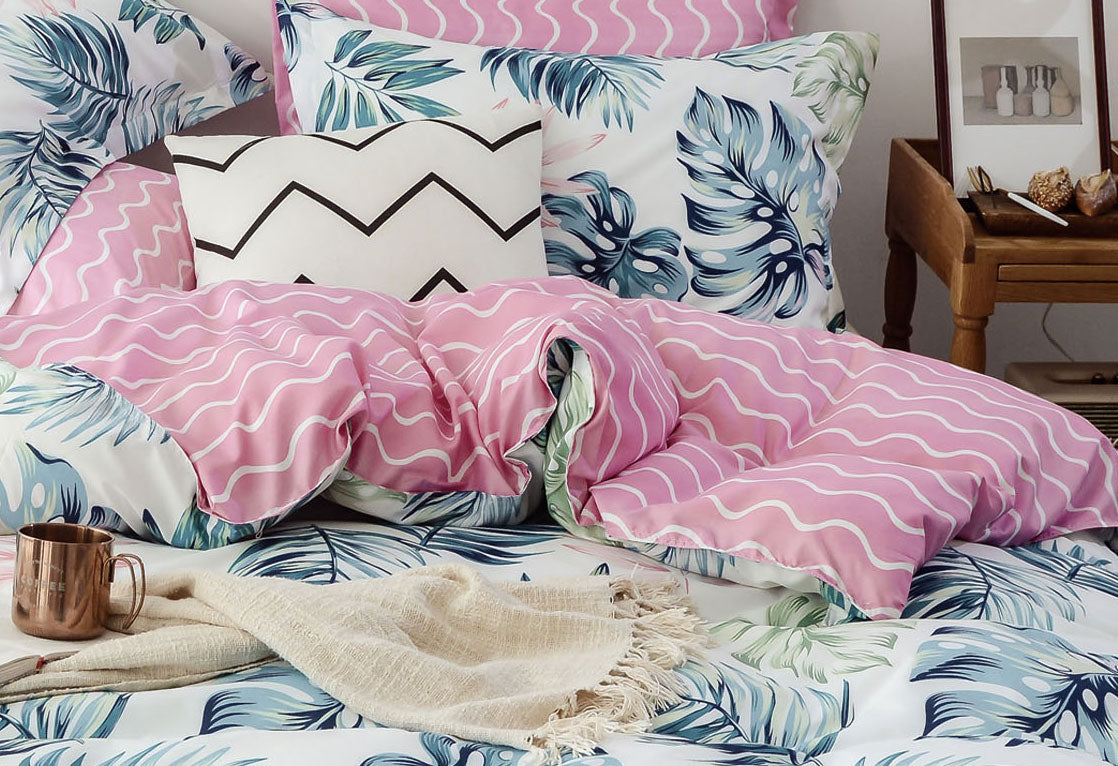 Ethel Tropical Quilt Cover Set