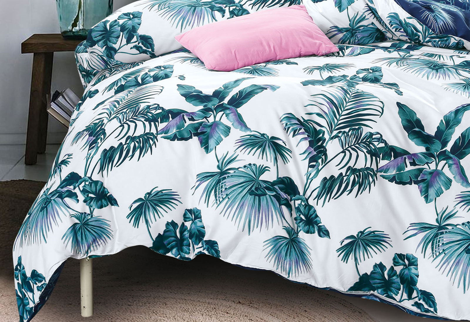 Mirth Tropical Blue Quilt Cover Set