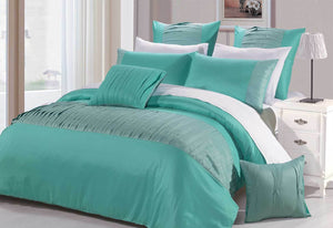 Luxton Molise Turquoise Quilt Cover Set - King or Queen Size