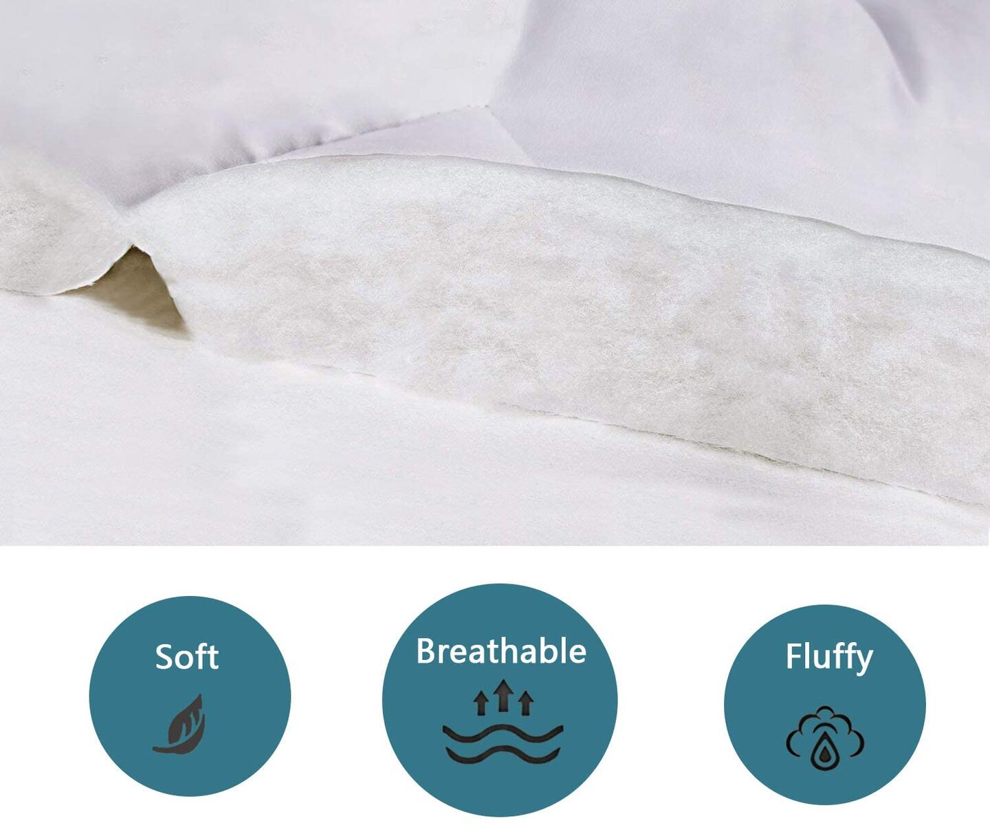 Luxton 7 Zone Massage Style Bamboo Mattress Topper