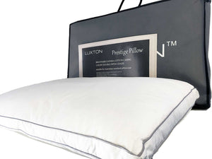 Luxton Prestige Pillow with Japara Cotton Casing cover (Single Pack)