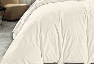 Vintage Washed Quilt Cover Set (Linen Color)