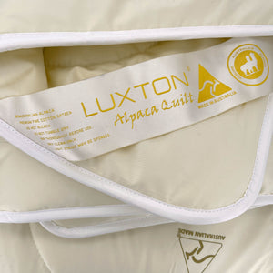 Luxton 100% Alpaca Quilt 500GSM Made in Australia
