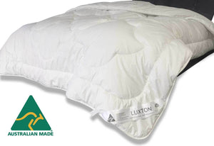 500GSM Australian Downs Wool Quilt by Luxton Made in Australia