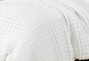 Cossette White Quilt Cover Set