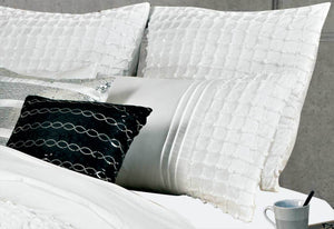Cossette White Quilt Cover Set