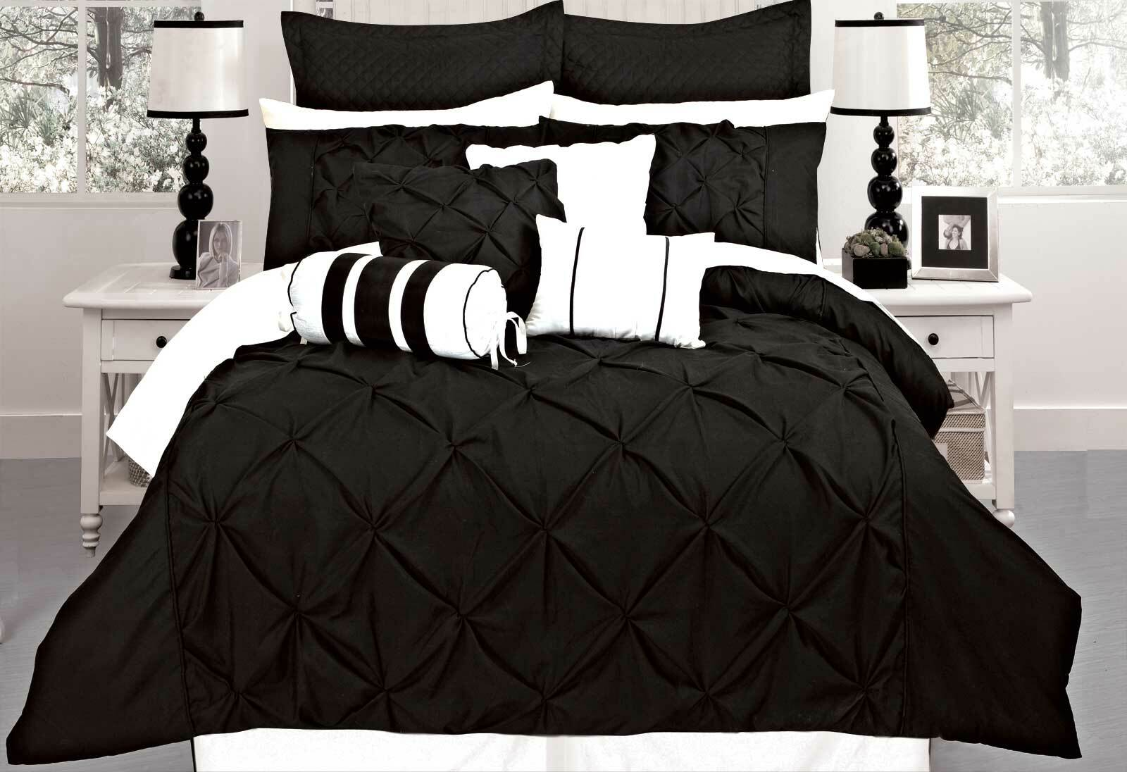Black quilt cover deals
