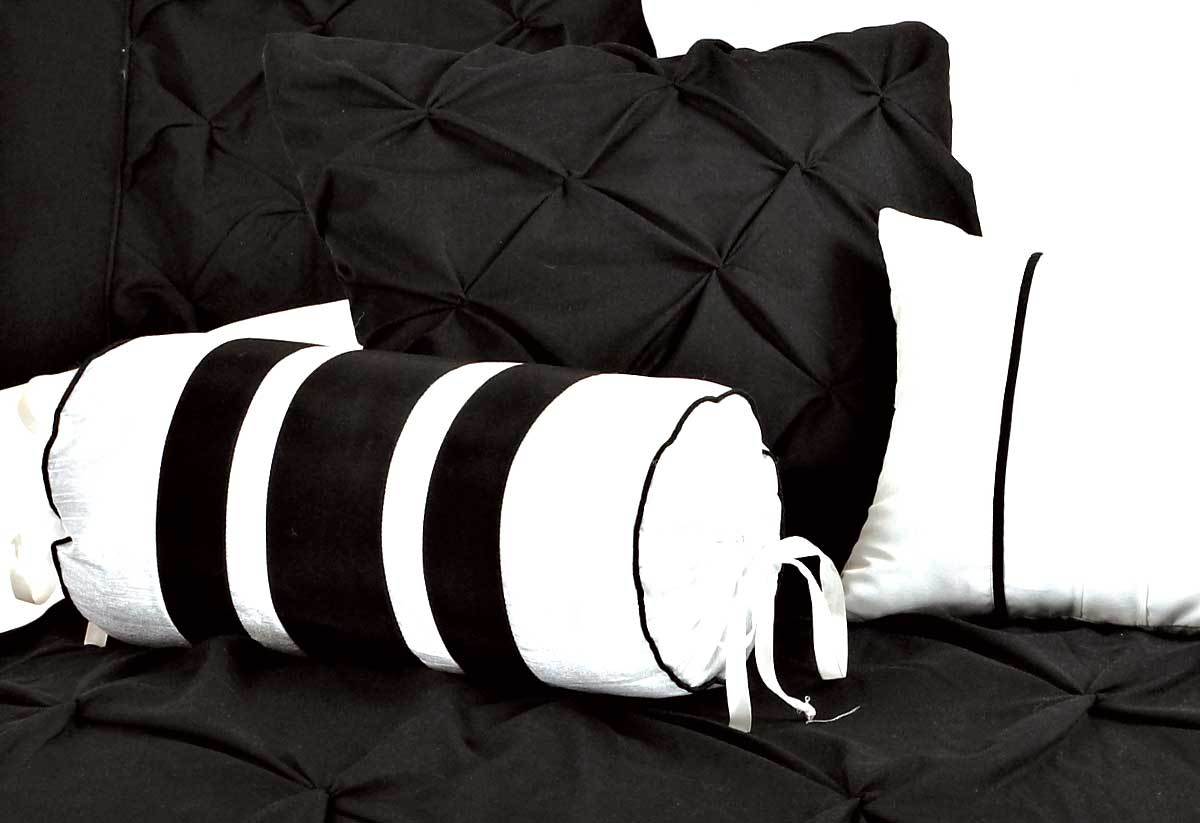 Fantine Black Quilt Cover Set