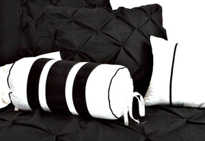 Fantine Black Quilt Cover Set