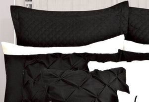 Fantine Black Quilt Cover Set