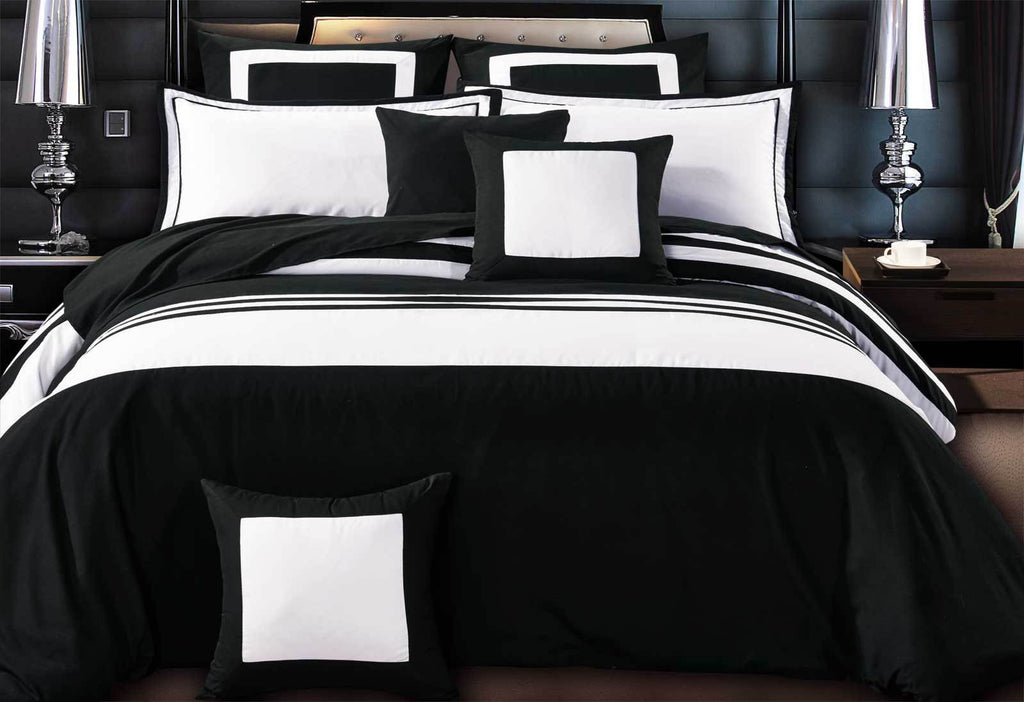 Rossier Striped Quilt Cover Set