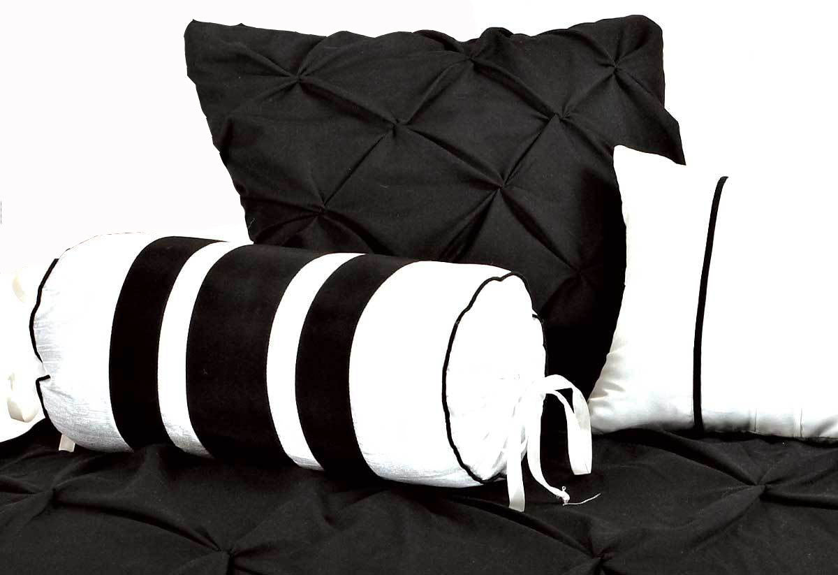 Fantine Black Quilt Cover Set
