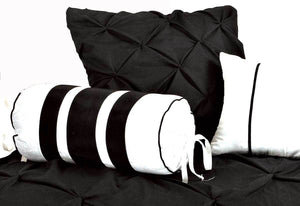 Fantine Black Quilt Cover Set
