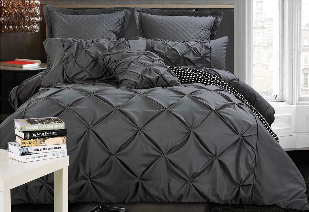 Luxton Fantine Grey Quilt Cover Set