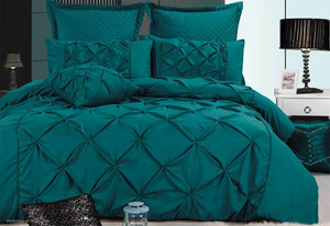 Fantine Teal Quilt Cover Set