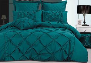 Fantine Teal Quilt Cover Set