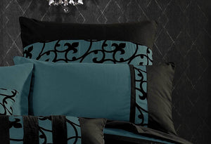 Ricoco Bardi 100% Cotton Quilt Cover Set in King or Queen Size