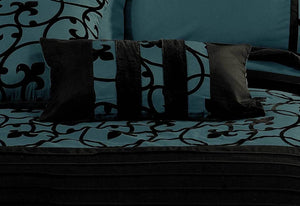 Ricoco Bardi 100% Cotton Quilt Cover Set in King or Queen Size