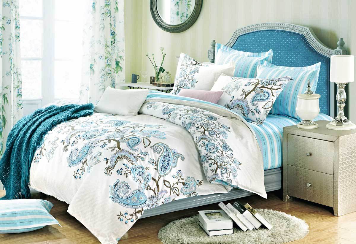 Ricoco Bardi 100% Cotton Quilt Cover Set in King or Queen Size