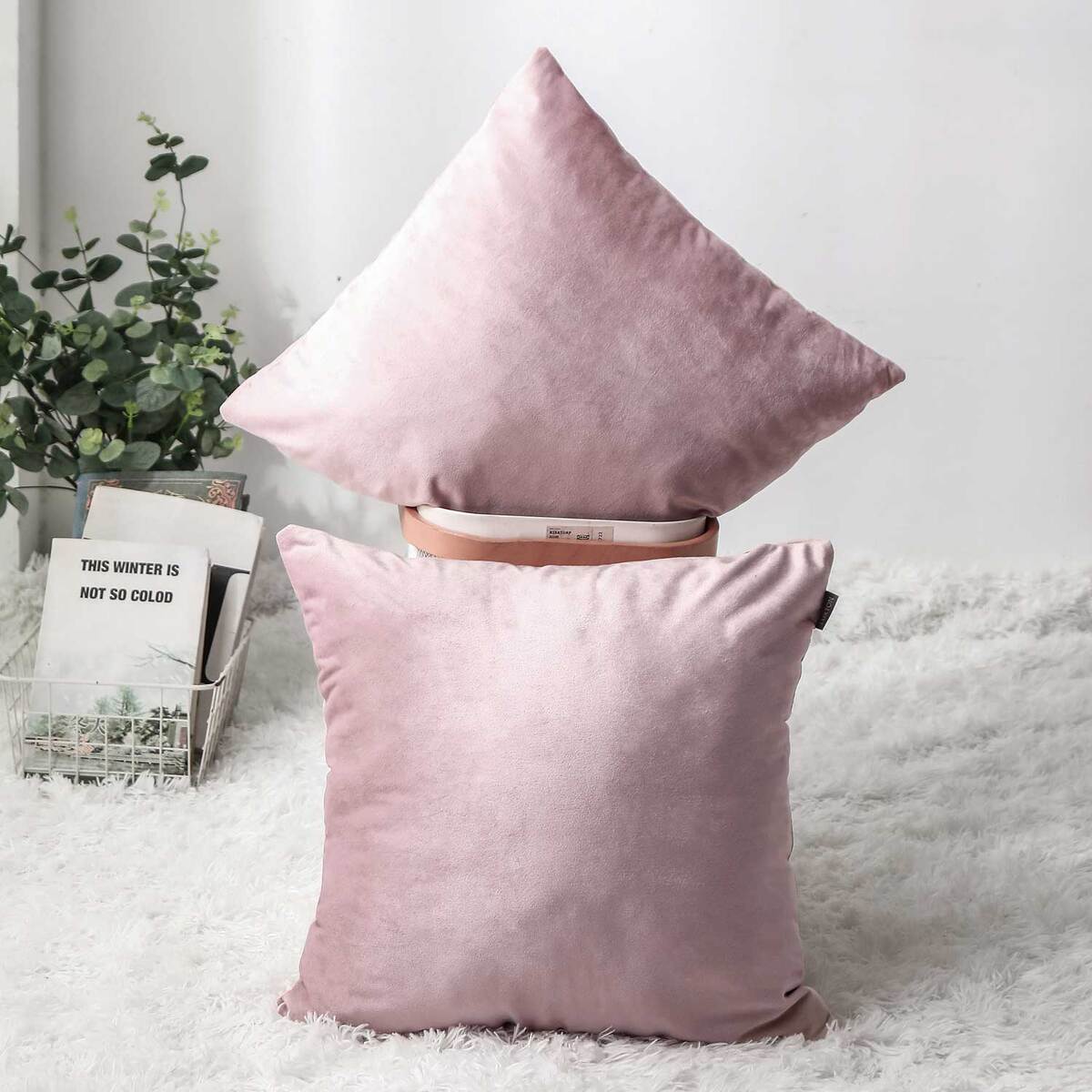 Luxton Velvet Square Cushion Cover