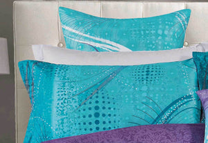 ZEPHYR quilt cover Set (aqua turquoise)